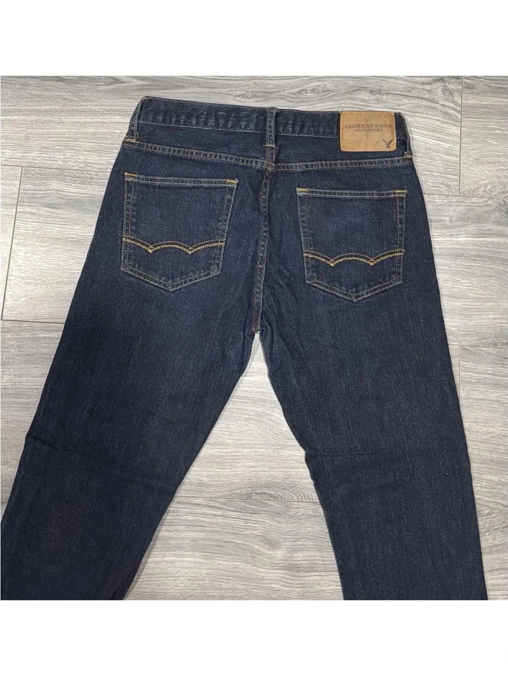 American Eagle Outfitters Men's Dark Indigo Skinny Jeans